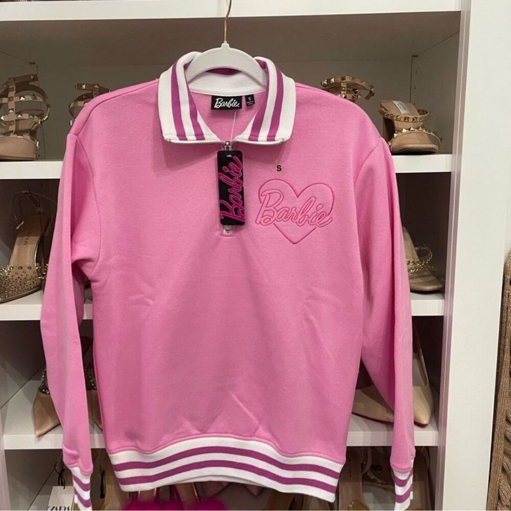 PINk BARBIE sweater white gift box Size M/L/XL - Picture 7 of 10